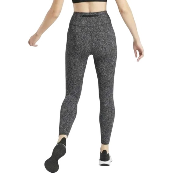 Athleta Lighting Static 7/8 Tight Leggings Womens High Rise Stretch Black Medium - Picture 2 of 14